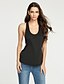 cheap Tank Tops &amp; Camis-Women&#039;s Tank Top - Solid Colored Racerback Off Shoulder