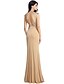 cheap Evening Dresses-Mermaid / Trumpet Jewel Neck Floor Length Jersey Formal Evening Dress with Beading by Sarahbridal