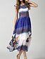 cheap Women&#039;s Dresses-Sign 2015 new summer chiffon dress sleeveless elastic waist chiffon dress positioning flowers