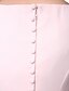 abordables La Boutique de Mariage-Robe de Soirée / Trapèze Robe de Demoiselle d&#039;Honneur  Bijoux Manches Courtes Mi-long Mousseline de soie avec Ceinture / Ruban / Noeud(s) / Boutons 2022