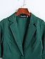 cheap Women&#039;s Blazer&amp;Suits-Women&#039;s Work Blazer-Solid Colored / Spring / Fall
