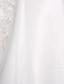 olcso Menyasszonyi ruhák-Eljegyzés Előírásos Nyitott hátrész Esküvői ruhák Seprűuszály Harang fazon Rendszeres hevederek Pánt Csipke tüllön Val vel 2023 Ősz Menyasszonyi ruhák