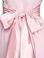 cheap Bridesmaid Dresses-A-Line One Shoulder Short / Mini Chiffon Bridesmaid Dress with Draping / Sash / Ribbon / Ruched by LAN TING BRIDE®