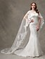 cheap Bridal Wraps-Capes Lace / Tulle Wedding / Party / Evening Women&#039;s Wrap With Lace