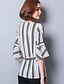 cheap Women&#039;s T-shirts-Women&#039;s T-shirt - Striped White L / Fine Stripe