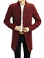 billige Herrejakker og -frakker-Moderne Stil Herre Ensfarvet Frakke