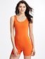 voordelige Dames jumpsuits &amp; rompers-Dames Uitgaan Actief Babypakje - Effen, Racerback U-hals Hoge taille / Zomer / Herfst