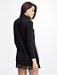 cheap Women&#039;s Dresses-Women&#039;s Daily Sheath Dress - Solid Colored Turtleneck Fall Black M L XL