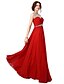 cheap Evening Dresses-A-Line Dress Formal Evening Floor Length Bateau Neck with Embroidery 2024