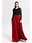 ieftine Pantaloni mărime mare-Pentru femei Sofisticat Leagăn Fuste Ieșire Mărime Plus Mată Stil Artistic Roșu Vin Negru Roșu-aprins S M L / Maxi
