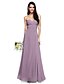 cheap Bridesmaid Dresses-A-Line Sweetheart Neckline Floor Length Chiffon Bridesmaid Dress with Criss Cross / Ruched