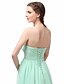 cheap Cocktail Dresses-A-Line / Fit &amp; Flare Sweetheart Neckline Short / Mini Chiffon Cocktail Party Dress with Sequin by