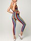 ieftine Salopete Damă-Women&#039;s Jumpsuit - Striped, Backless Fashion Holiday Sexy High Rise