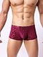 preiswerte Herrenunterwäsche &amp; -socken-Herrn Druck Super Sexy Kurze Boxershorts Jacquard 1 Stück Schwarz Purpur Rote M L XL