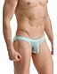 cheap Men&#039;s Exotic Underwear-Men&#039;s 1 Piece Mesh G-string Underwear Solid Colored Low Waist Light Blue White Black M L XL