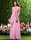 cheap Bridesmaid Dresses-Sheath / Column Halter Neck / Sweetheart Neckline Floor Length Chiffon Bridesmaid Dress with Criss Cross