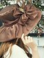 abordables Sombreros de paja-Mujer Estilo Floral, Poliéster Sombrero Playero / Sombrero para el sol - Vacaciones Color sólido / Vacaciones / Bonito / Primavera / Verano