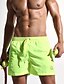 cheap Men&#039;s Pants-Men&#039;s Active / Street chic Daily Sports Beach Loose / Sweatpants / Shorts Pants - Solid Colored Classic / Split / Pure Color Red Yellow Royal Blue L XL XXL / Print