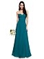 cheap Bridesmaid Dresses-A-Line Sweetheart Neckline Floor Length Chiffon Bridesmaid Dress with Criss Cross / Ruched