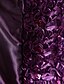 זול לאירועים מיוחדים חיסול-נשף רצועות ספגטי באורך  הברך סאטן שמלה עם נצנצים / אפליקציות / סרט על ידי
