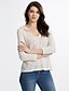 cheap Women&#039;s Sweaters-Women&#039;s Loose Sexy V Neck Long Sleeve Sweaters with Hood