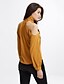 cheap Women&#039;s Tops-Women&#039;s Daily Work Casual Street chic All Seasons Shirt, Solid Turtleneck Long Sleeves Cotton