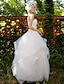 cheap Cufflinks-Wedding Dresses Princess Strapless Sleeveless Floor Length Tulle Bridal Gowns With Beading Appliques 2023