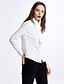 cheap Women&#039;s Blouses &amp; Shirts-Women&#039;s Shirt - Solid Colored Ruffle Shirt Collar