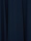 お買い得  マダムドレス-Ａライン Ｖネック フロア丈 シフォン / チュール ビーズ / プリーツ ととも​​に マダムドS 〜によって LAN TING BRIDE® / イリュージョン / ビューティフルバック
