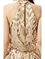 cheap Bridesmaid Dresses-A-Line Jewel Neck Knee Length Sequined Bridesmaid Dress with Sash / Ribbon / Bow(s) / Sequin / Sparkle &amp; Shine
