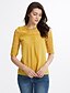 cheap Women&#039;s Blouses &amp; Shirts-Women&#039;s Street chic Plus Size Loose Blouse - Solid Colored, Lace Mesh