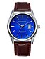 cheap Dress Classic Watches-Men&#039;s Fashion Watch Dress Watch Quartz Casual Calendar / date / day Analog White Black Blue / Leather