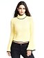 cheap Women&#039;s Tops-Women&#039;s Flare Sleeve Pullover - Solid Colored, Bow Ruffle