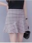 cheap Women&#039;s Skirts-Women&#039;s A Line Skirts - Check High Waist / Summer / Mini