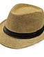 cheap Women&#039;s Hats-Unisex Vintage / Party / Work Straw Hat / Sun Hat - Patchwork / Cute