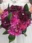 cheap Wedding Flowers-Wedding Flowers Bouquets Wedding Rhinestone / Paper / Satin 9.84&quot;(Approx.25cm)