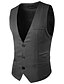 baratos Coletes-Festa de noivado algodão blend slim fit suit vest with pocket