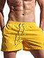 cheap Men&#039;s Pants-Men&#039;s Active / Street chic Daily Sports Beach Loose / Sweatpants / Shorts Pants - Solid Colored Classic / Split / Pure Color Red Yellow Royal Blue L XL XXL / Print