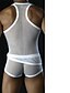 cheap Men&#039;s Exotic Underwear-Men&#039;s Super Sexy Undershirt Solid Colored Cut Out / Mesh