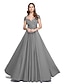 cheap The Wedding Store-A-Line Floor Length Jersey Bridesmaid Dress with Criss Cross / Pleats