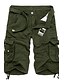 cheap Men&#039;s Pants-Men&#039;s Casual / Active / Military Plus Size Cotton Loose / Shorts Pants - Color Block Stripe / Patchwork Army Green 34 / Sports / Summer / Weekend