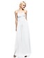 cheap Bridesmaid Dresses-Sheath / Column Strapless Floor Length Chiffon Bridesmaid Dress with Criss Cross by LAN TING BRIDE®