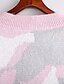 お買い得  レディースセーター-女性用 お出かけ 長袖 Ｖネック プルオーバー - プリント Ｖネック / 秋 / 冬