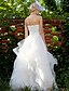 cheap Cufflinks-Wedding Dresses Princess Strapless Sleeveless Floor Length Tulle Bridal Gowns With Beading Appliques 2023