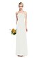 cheap Bridesmaid Dresses-A-Line Sweetheart Neckline Floor Length Chiffon / Sequined Bridesmaid Dress with Sequin / Draping / Criss Cross by LAN TING BRIDE®