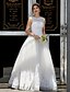 Χαμηλού Κόστους Νυφικά Φορέματα-Βραδινή τουαλέτα Με Κόσμημα Μακρύ Τούλι Φορέματα γάμου φτιαγμένα στο μέτρο με Χάντρες / Διακοσμητικά Επιράμματα με LAN TING BRIDE®