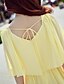 cheap Women&#039;s Dresses-Women&#039;s Holiday / Going out / Beach Boho / Street chic Sheath / Chiffon / Swing Dress - Solid Colored Ruffle / Ruched High Rise Maxi V Neck / Summer
