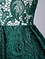 cheap Special Occasion Dresses-Ball Gown V Neck Knee Length Lace Cocktail Party / Prom Dress with Lace by TS Couture®