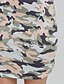 abordables Robes Femmes-Femme Robe Fourreau Sans Manches Chic &amp; Moderne Style moderne camouflage Sortie Mince Vert S M L XL