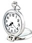 cheap Pocket Watches-Men&#039;s Pocket Watch Wrist Watch Quartz Silver Casual Watch Analog Charm Fashion - White